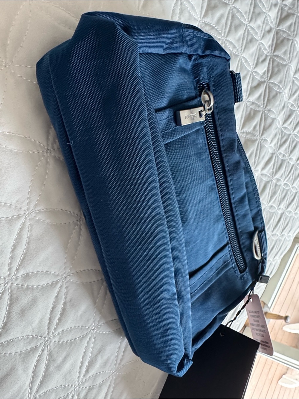 Baggallini Pacific (navy blue) Triple Zip Bagg NWT only out of package for pics - Picture 10 of 13